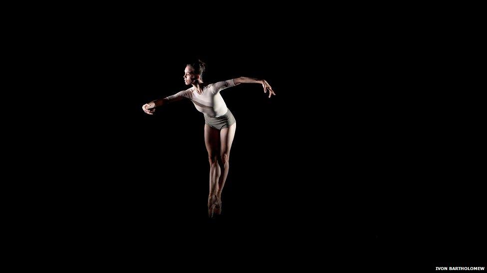 Eva Dewaele, ballet mistress for one of Europe’s leading ensembles, Ballett Zurich, in multi-award-winning British choreographer Wayne McGregor's new work Kairos at the Playhouse Theatre, set to Max Richter’s celebrated reimagining of Vivaldi’s The Four Seasons.