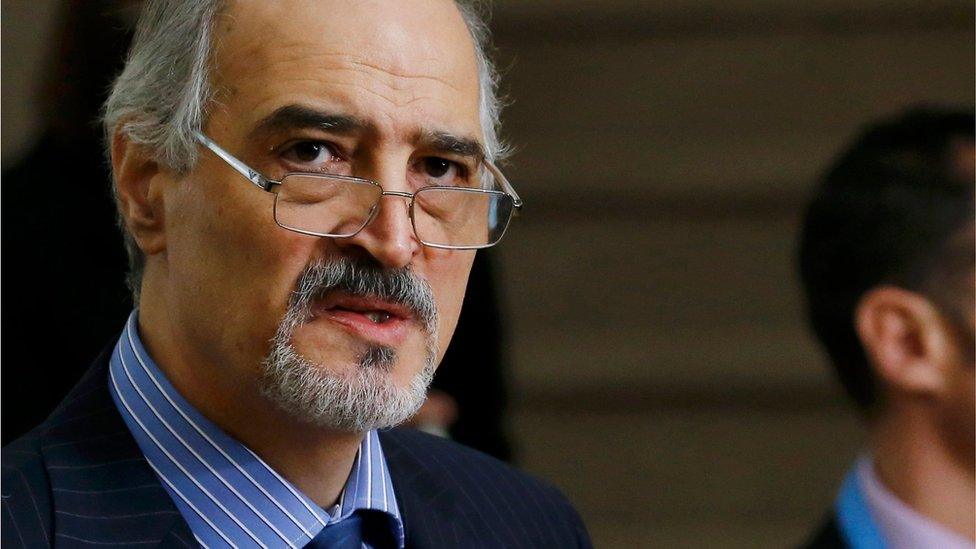 Bashar al-Jaafari, the government's chief negotiator