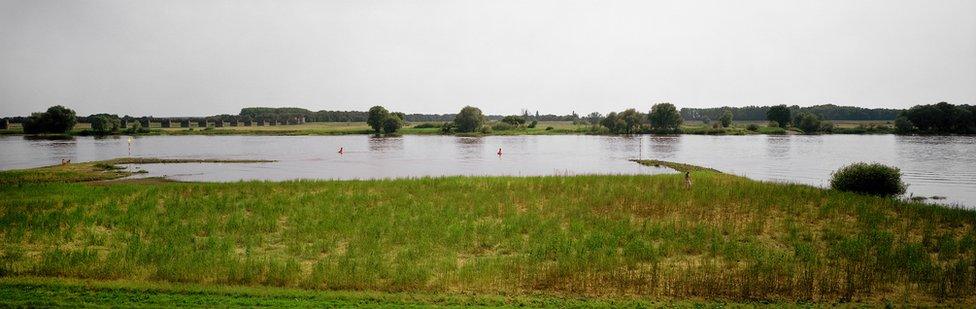 The Elbe River near Domitz, 2014