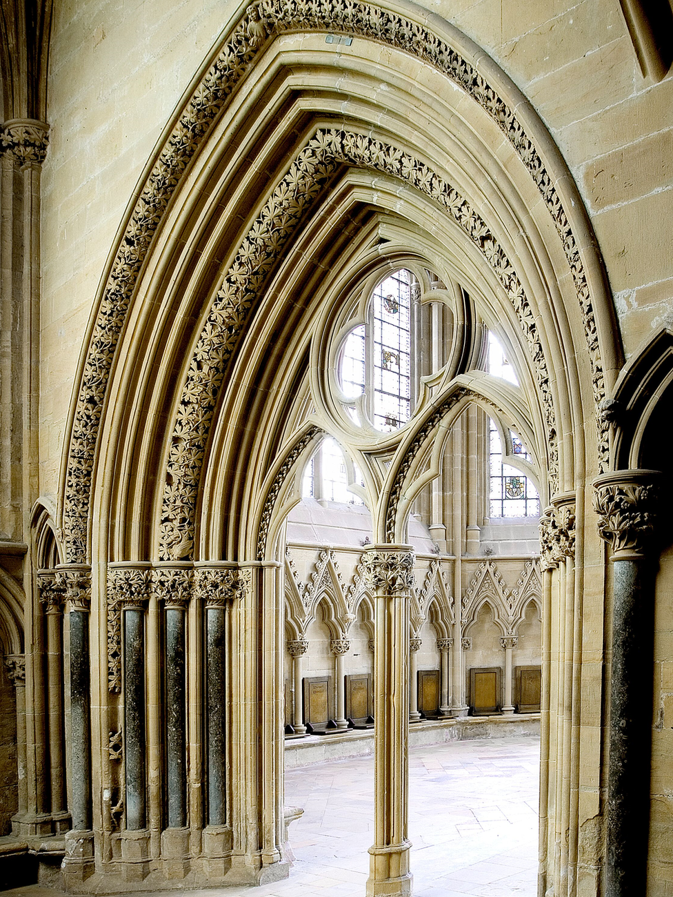 Entrance to chapter house