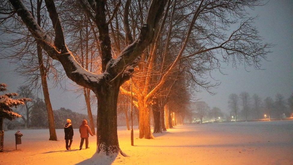 Snow in Rugby