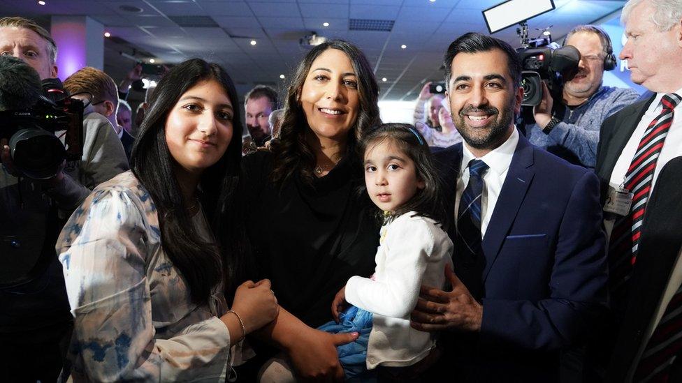 humza yousaf and family