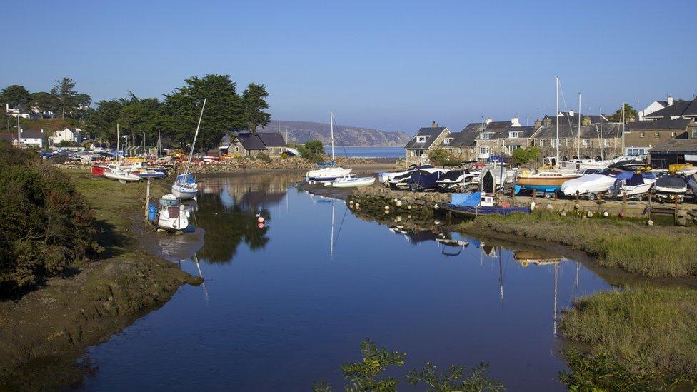 Abersoch river estuary