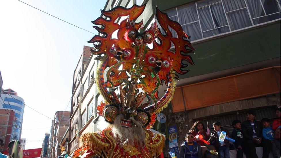 A close-up of a headpiece