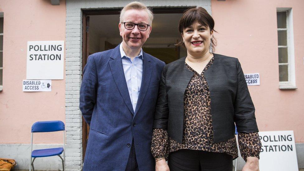 Michael Gove and Sarah Vine