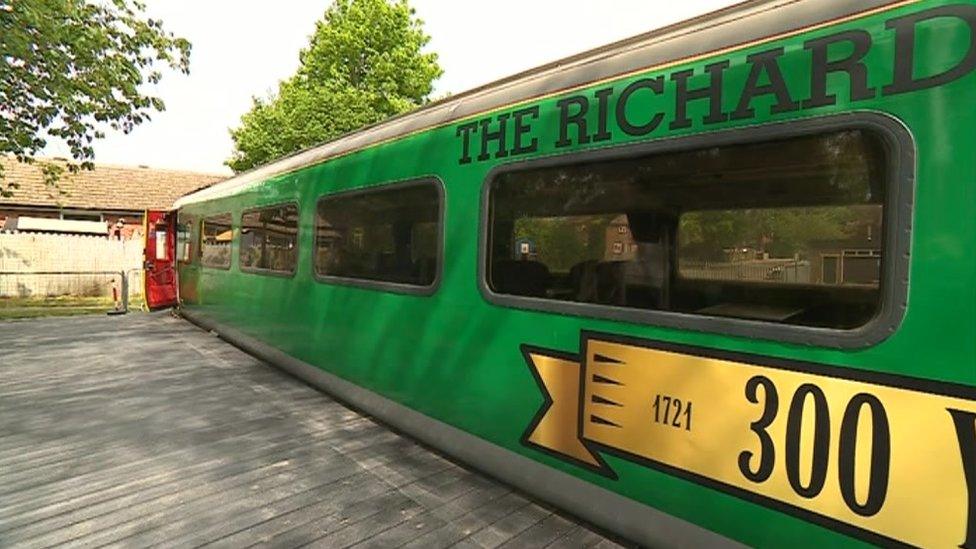 Richardson Endowed Primary School gets railway carriage classroom to mark 300th anniversary