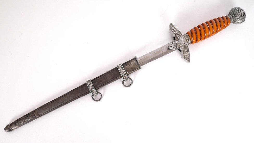 A German Luftwaffe officer's dagger is being sold