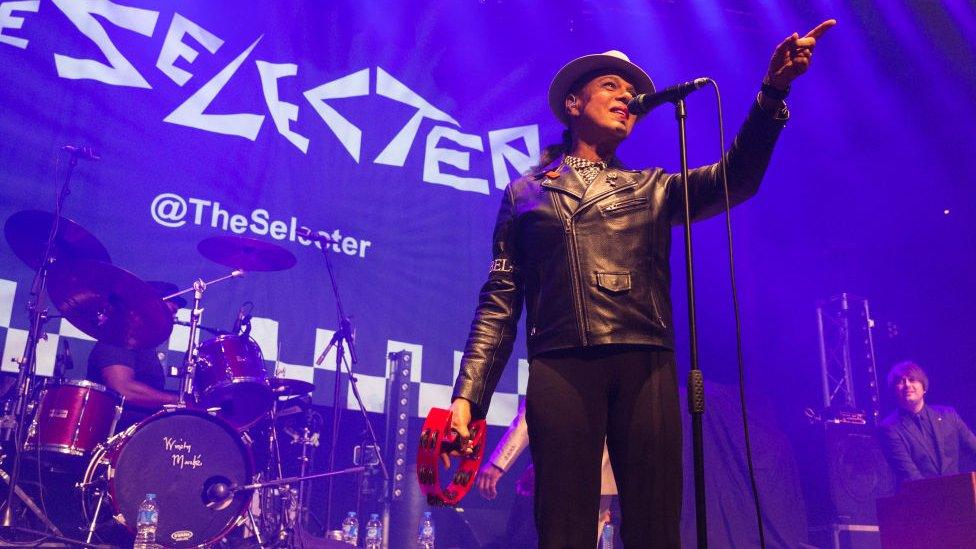 Pauline Black of The Selecter performs at The Roundhouse on October 6, 2017 in London