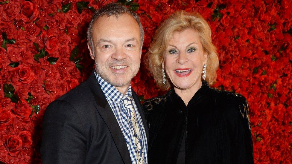 Graham Norton and Maria McErlane