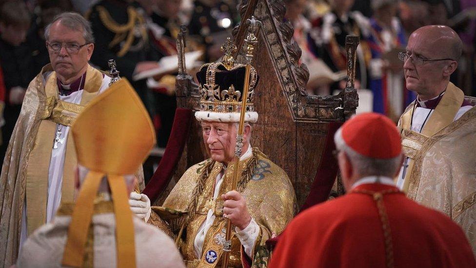 King Charles' coronation, Westminster Abbey, May 2023