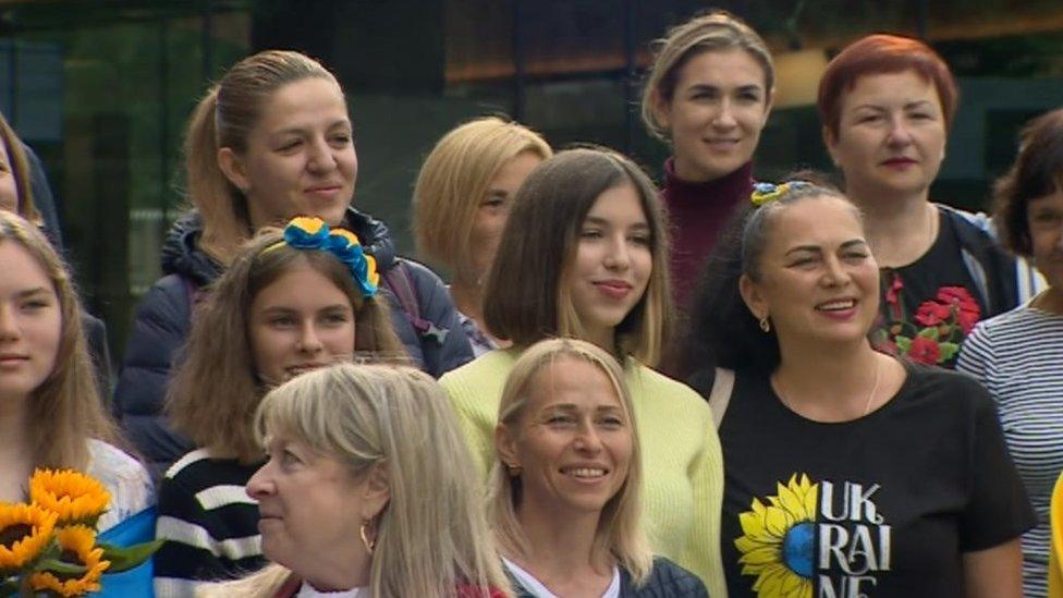 Ukraine women's choir in Newcastle