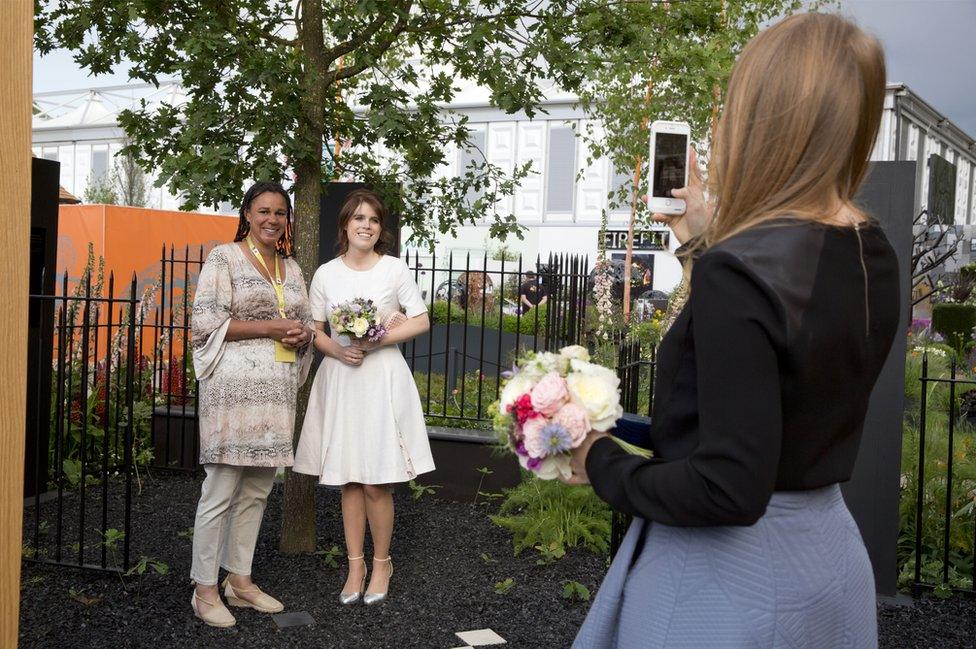 Juliet Sargeant with Princess Eugenie