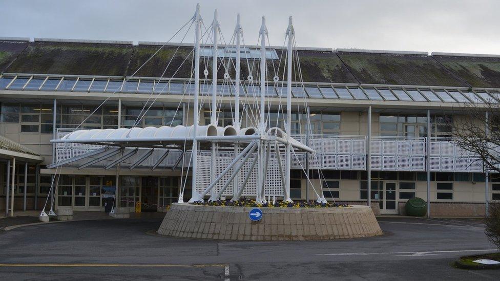 Emergency Department entrance at Princess Elizabeth hospital