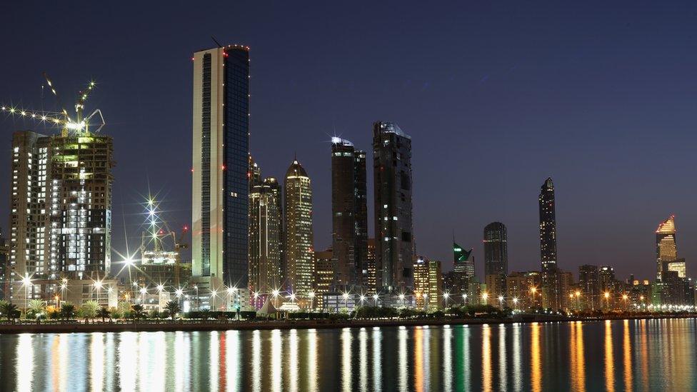 Abu Dhabi skyline