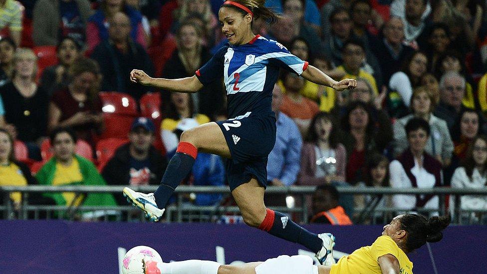 BBC Sport presenter Alex Scott played for Team GB at the 2012 Olympics