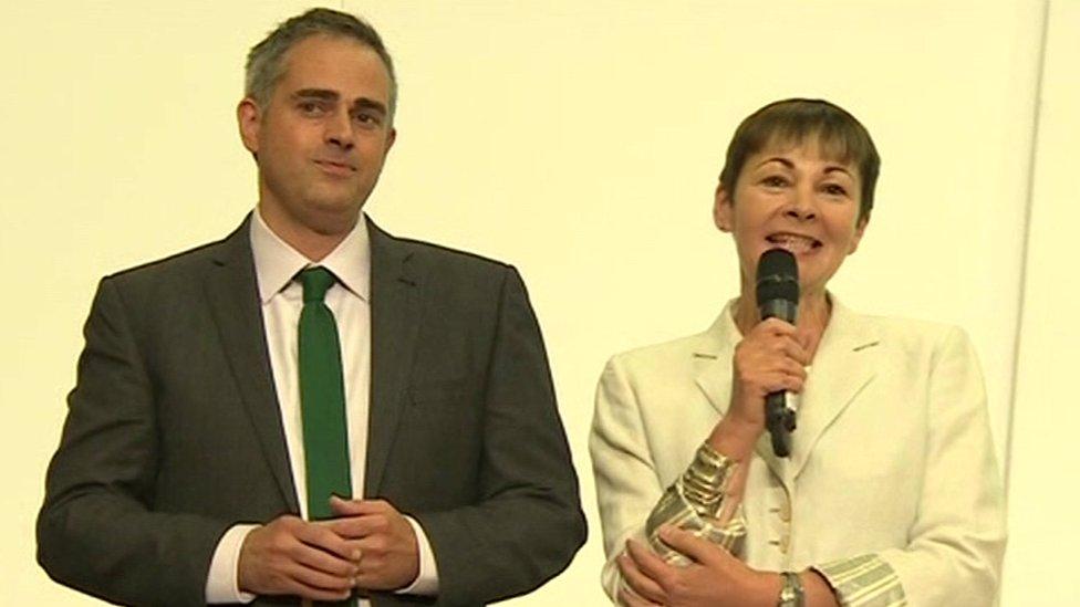 Jonathan Bartley and Caroline Lucas