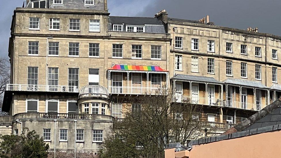 Rainbow canopy, the Paragon, Clifton