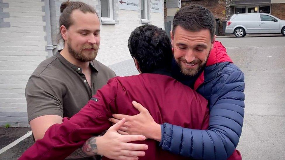 Soldiers reunited with interpreter