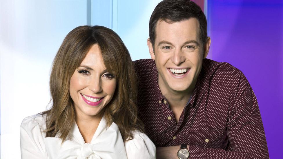 Alex Jones and Matt Baker on The One Show