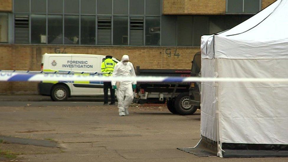 Police in Charter Street