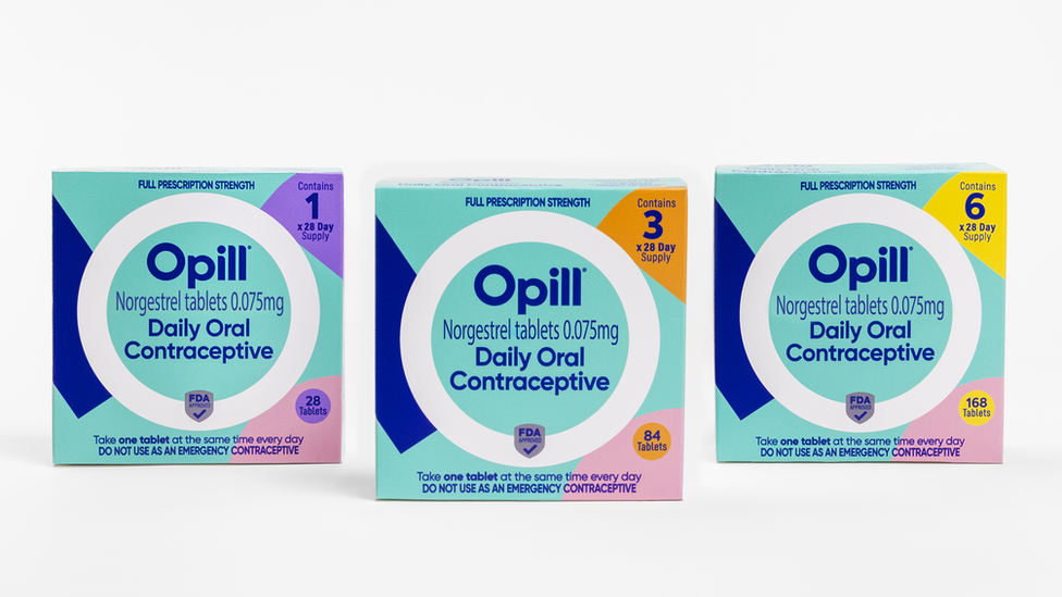 Opill boxes