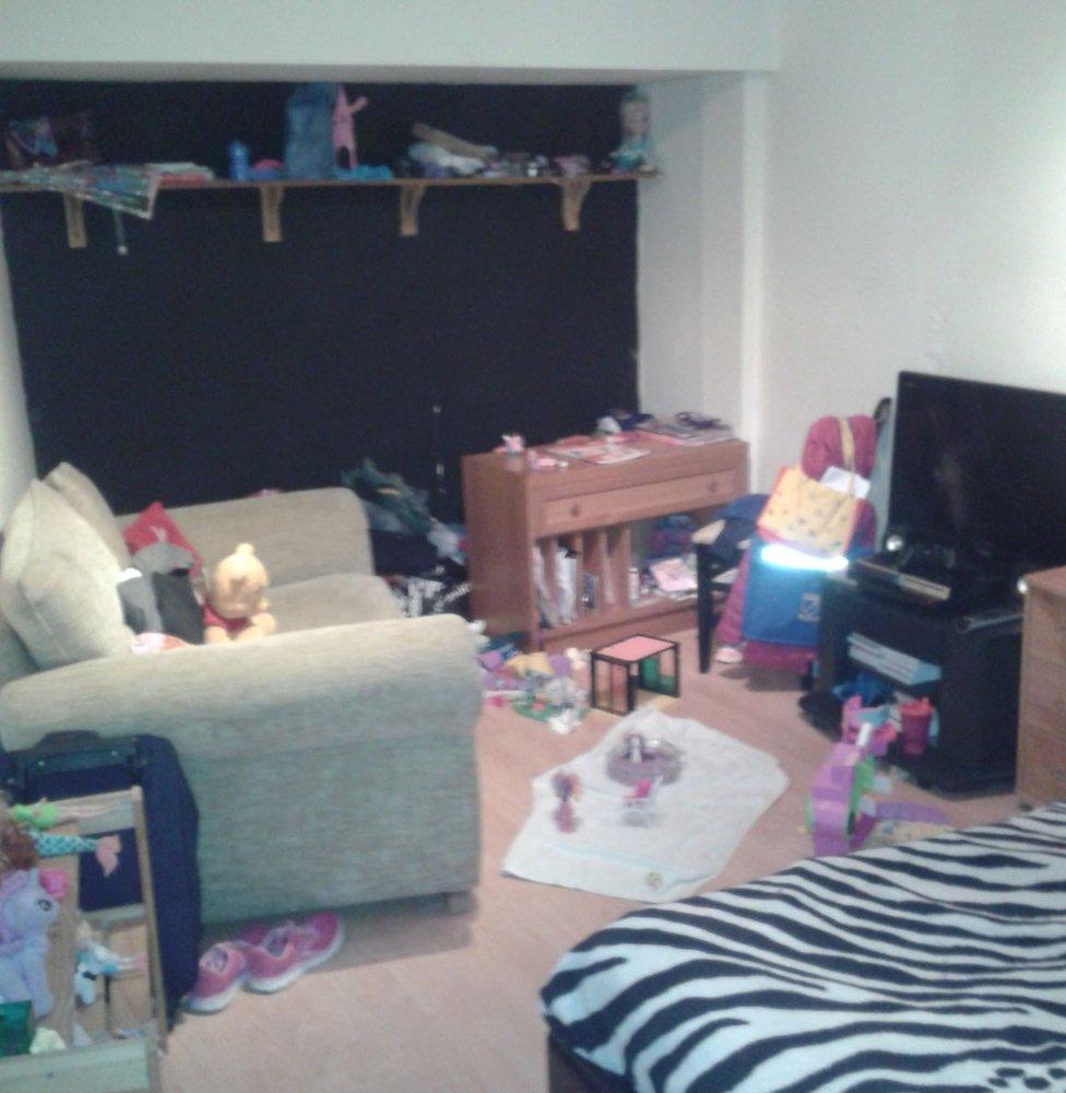 Braunstone Town garage home interior