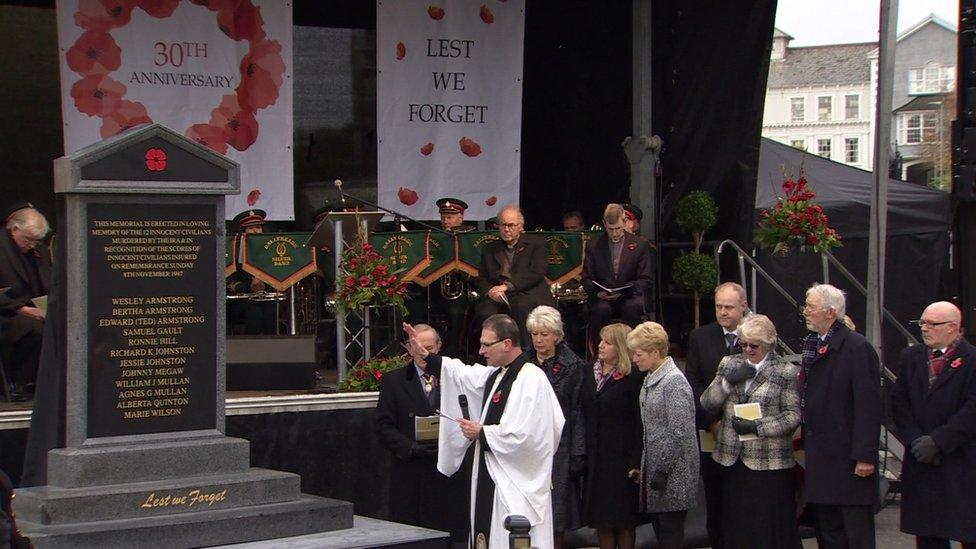 Enniskillen Poppy Day bomb memorial