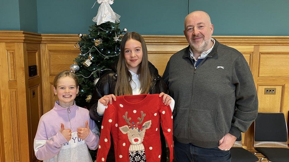 Amelia, Grace and Norman McFarland