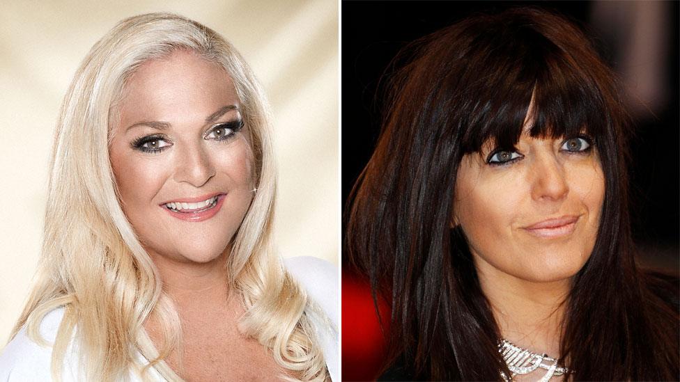 Vanessa Feltz and Claudia Winkleman