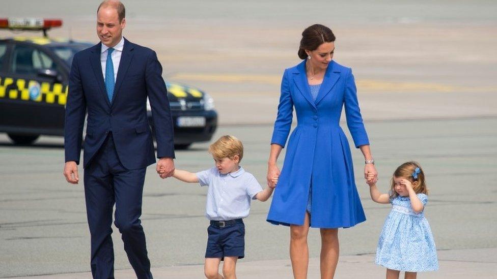 Prince George and Princess Charlotte