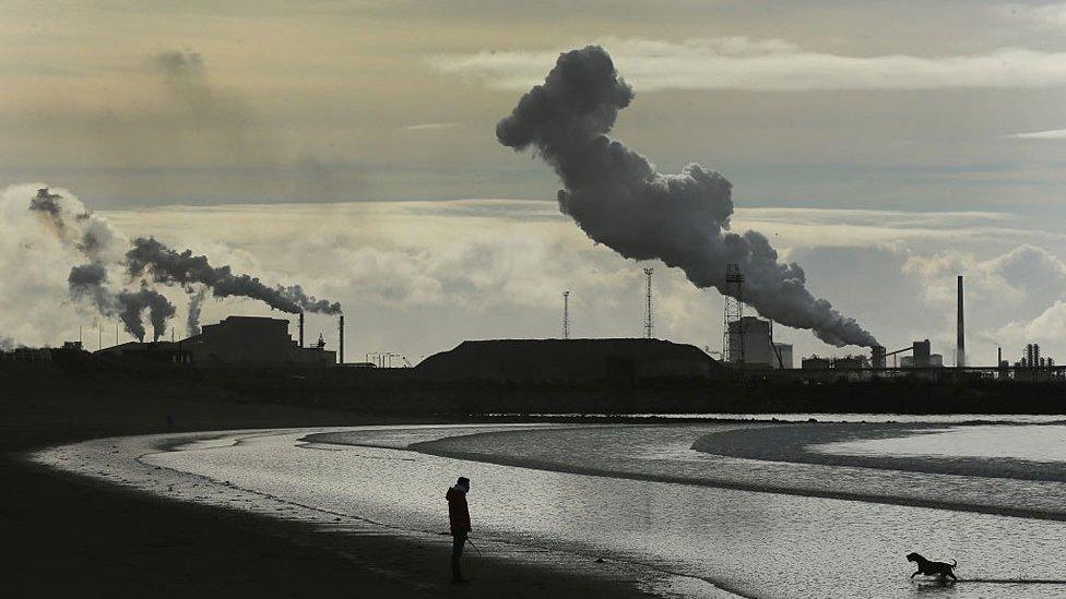 Port Talbot from a distance