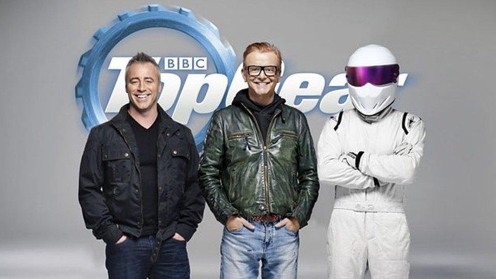 Matt Le Blanc, Chris Evans and The Stig