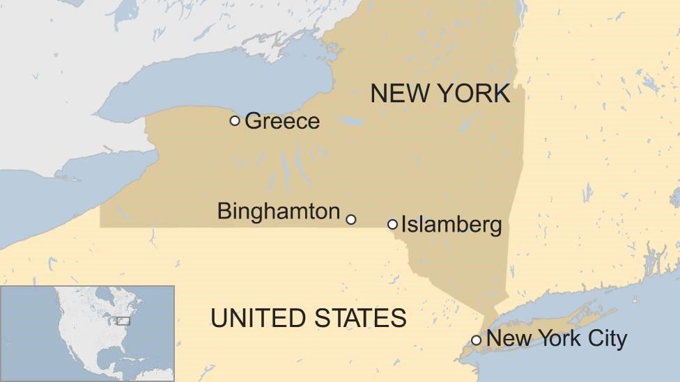 New York state map updated