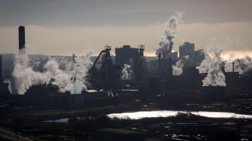 Port Talbot steel works