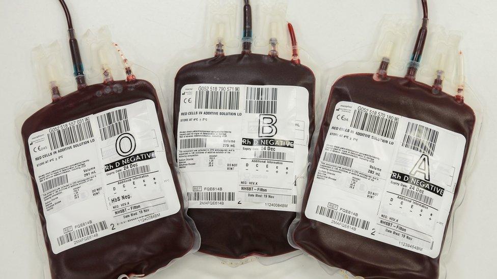 Blood supplies