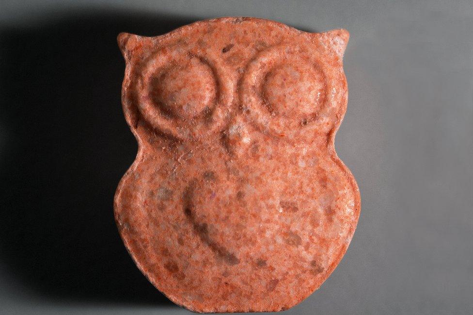 The pill is in the shape of an owl