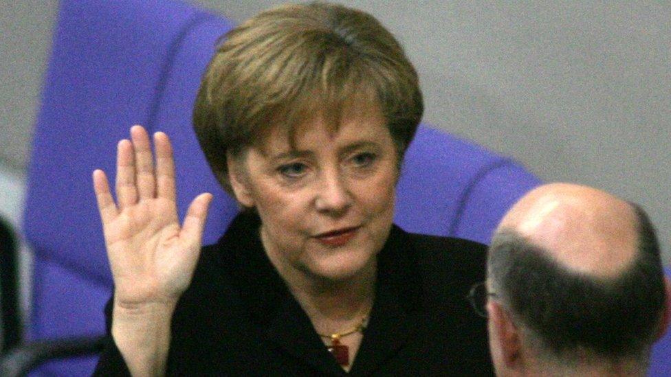 Angela Merkel was first sworn-in as chancellor in 2005