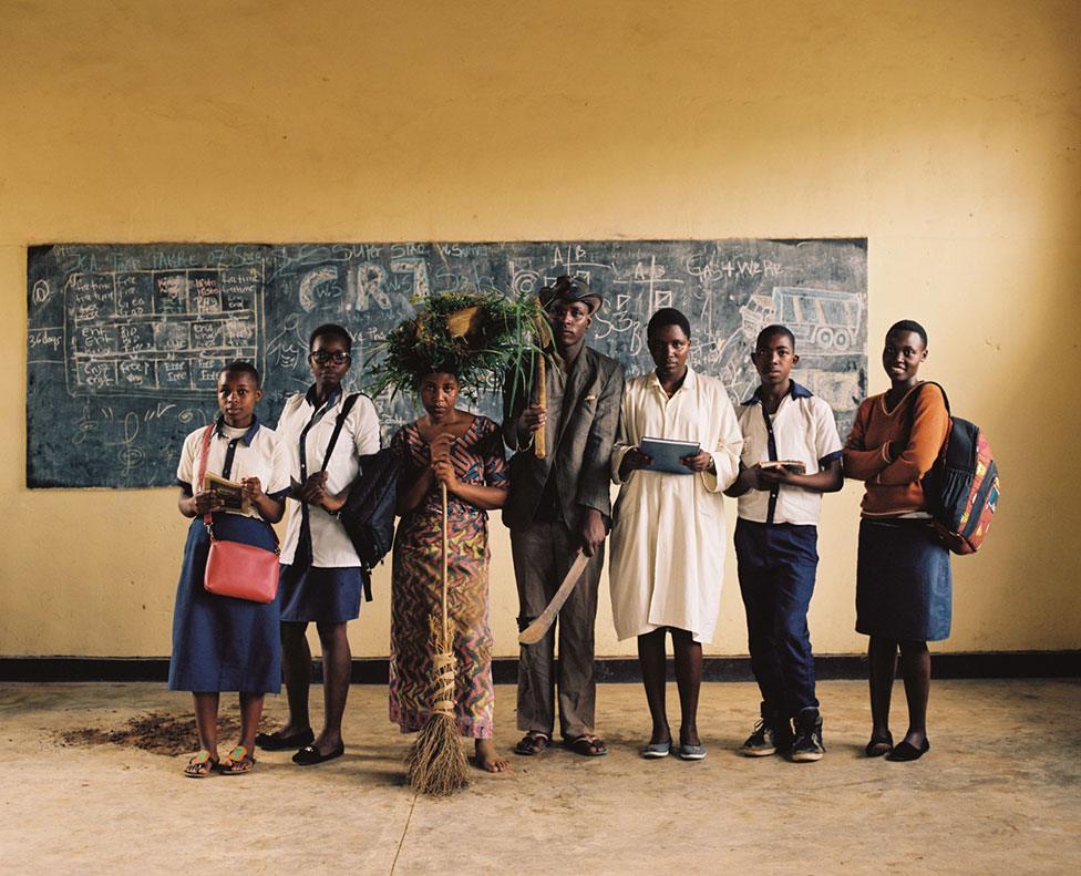 The group of young people who produce plays about hygiene