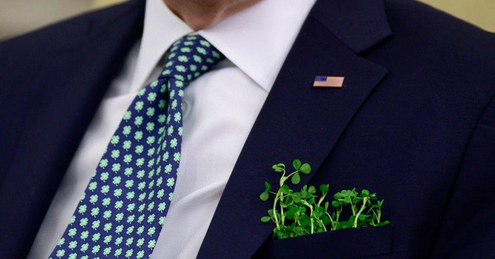 Shamrocks in Joe Biden's pocket