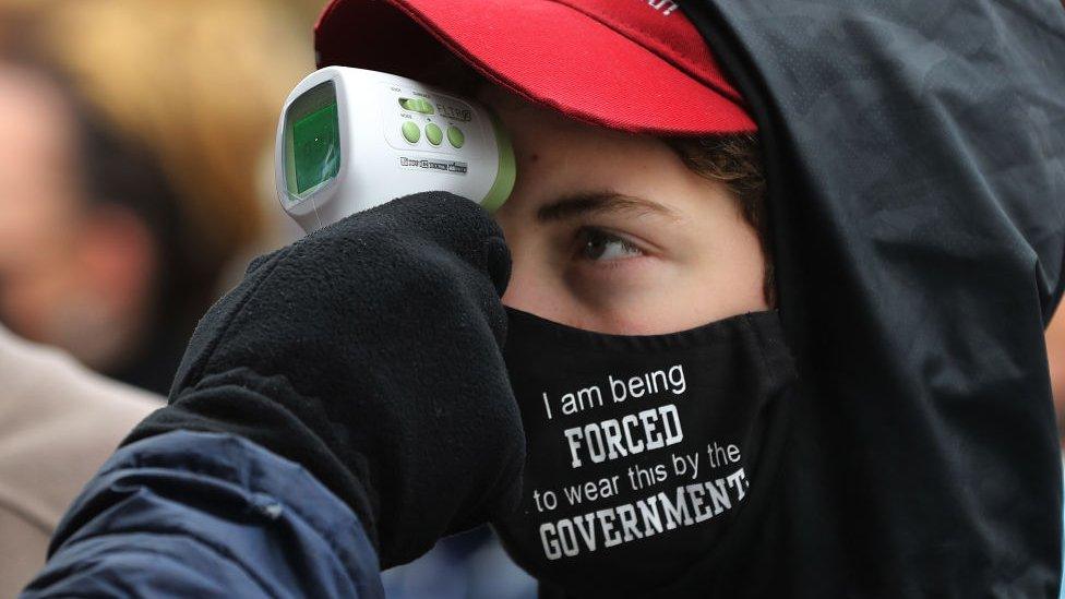 Supporter at Donald Trump rally