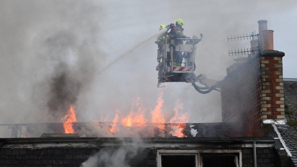 James Street fire