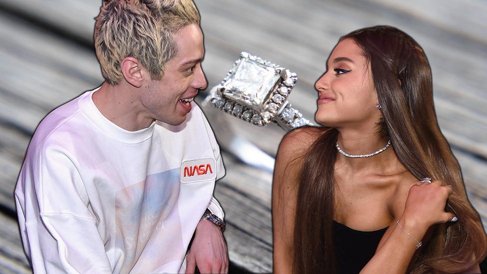 Ariana Grande, Pete Davidson and an engagement ring