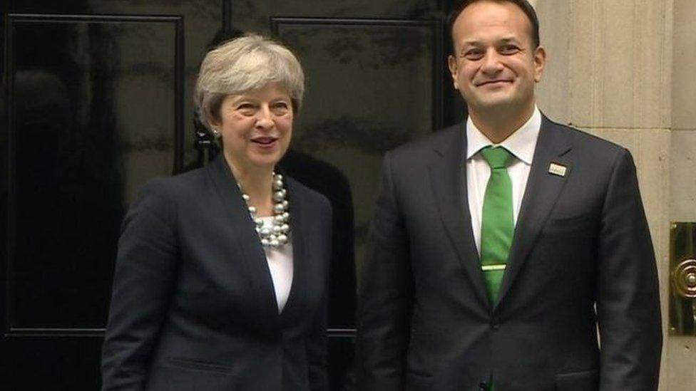 Theresa May and Leo Varadkar