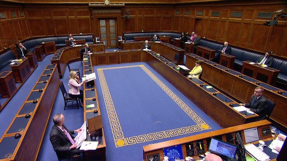 Arlene Foster in chamber