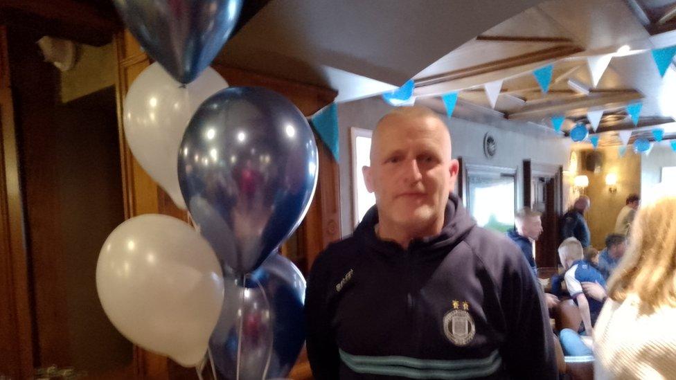 Enniskillen Town coach Mark Connolly