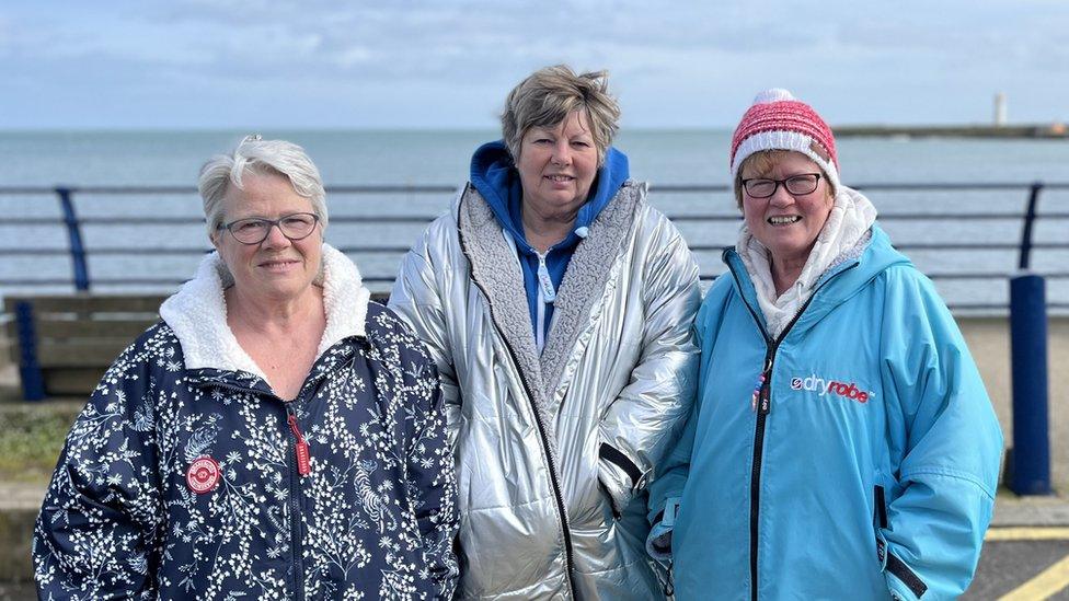 Allison Allen, Kathryn Strain and Bridie McElhill