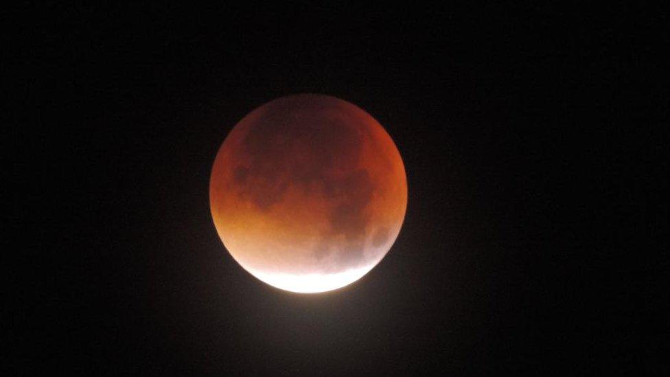 Supermoon lunar eclipse