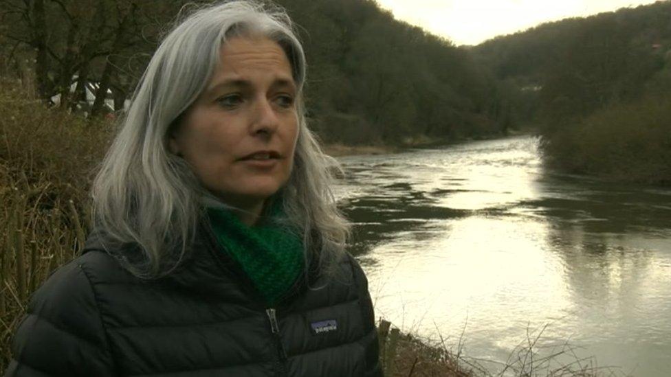 Ecology lecturer Kirsten Thompson on the Wye