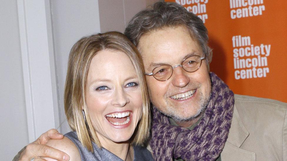 Jodie Foster with Jonathan Demme in 2011