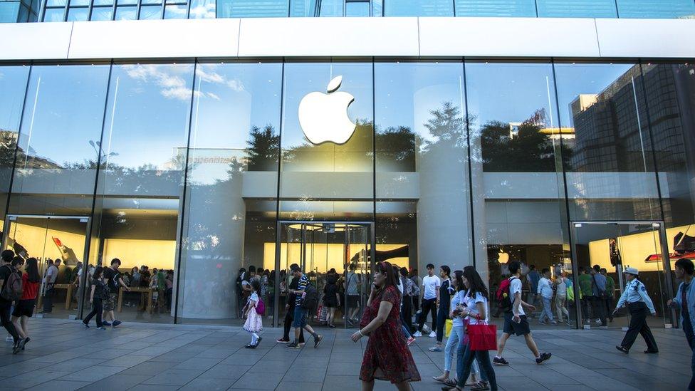 An Apple Store in Xidan business street, May 2017